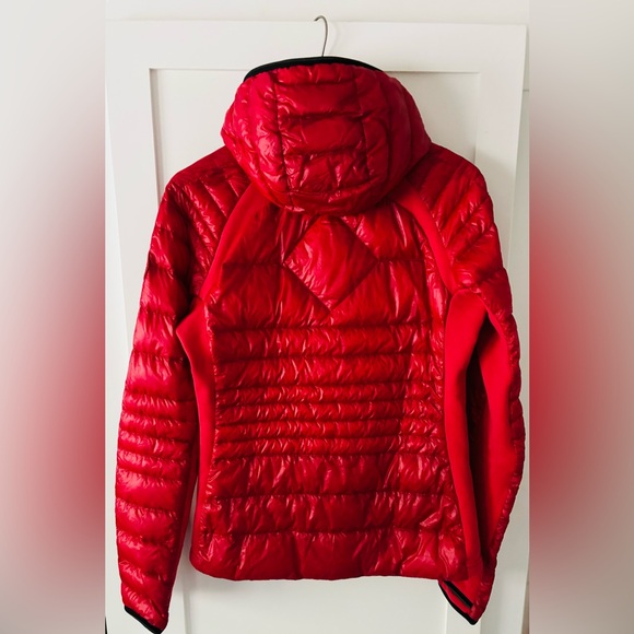 Women’s Canada Goose(Red) Hybridge Lite Hoodie Sz Med - Picture 2 of 10